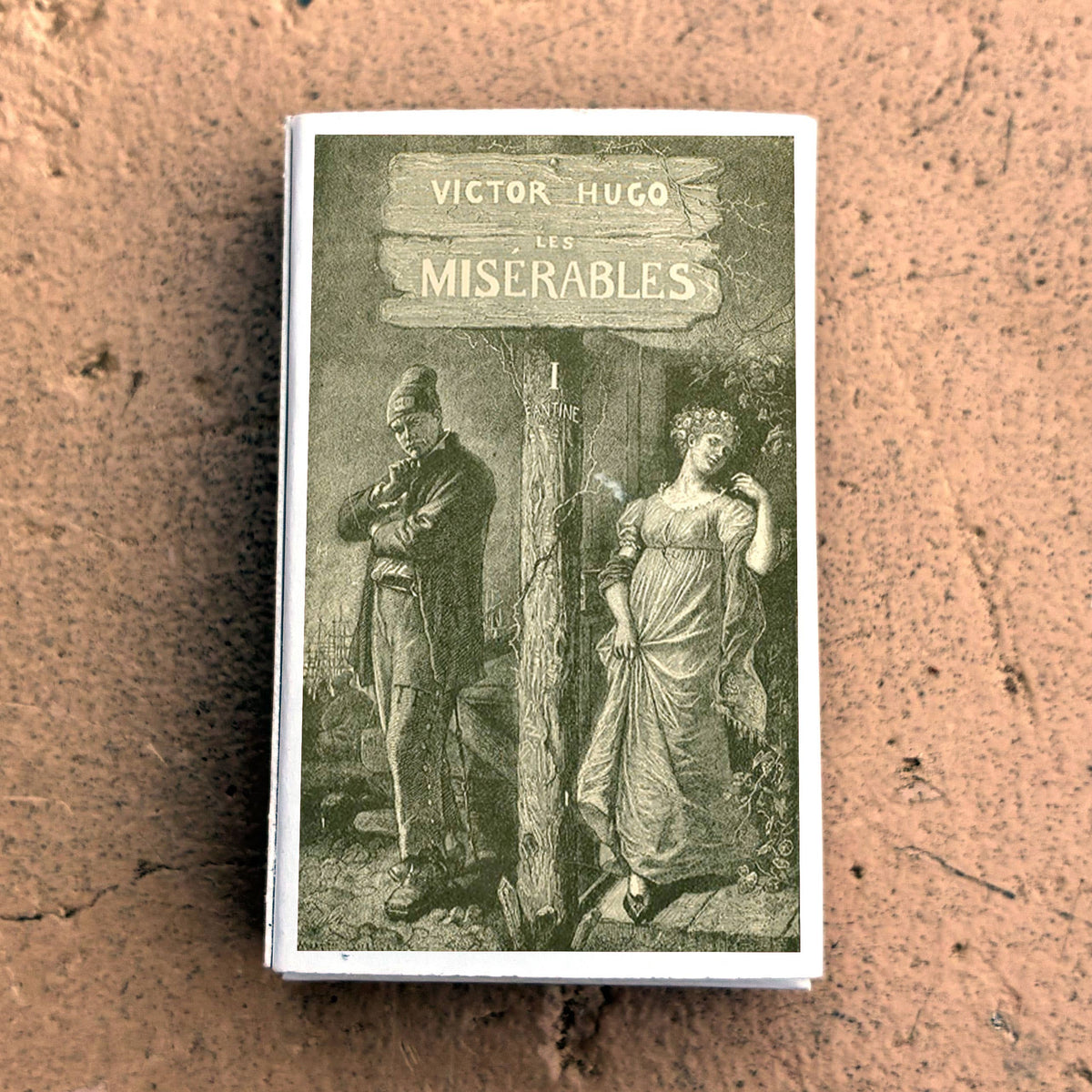 Les Misérables Matchbook, Victor Hugo Classic Literature Collectible (15-20 Matches)