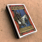 Don Quixote Matchbook, Vintage Literary Art Collectible, Reader Gift, Candle Lighting Accessory, Bookish Decor