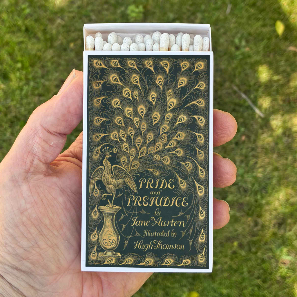 Pride and Prejudice Matchbox – Extra-Long Literary Candle Matches