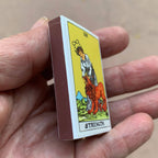 Vintage Tarot Strength Matchbook, Mystical Occult Home Decor Accessory