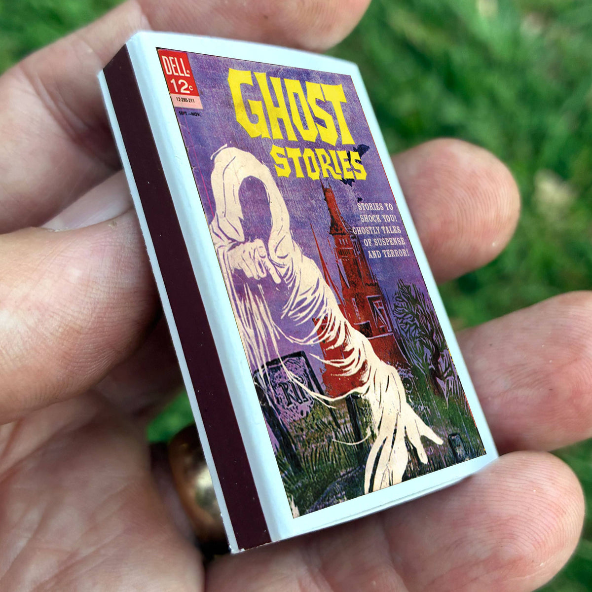 Ghost Stories Comic Matchbox – Vintage Horror Matches, Pulp Art Décor, Spooky Gift