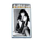 Vintage Pin-Up Icon Matchbox, Retro Glam Home Decor