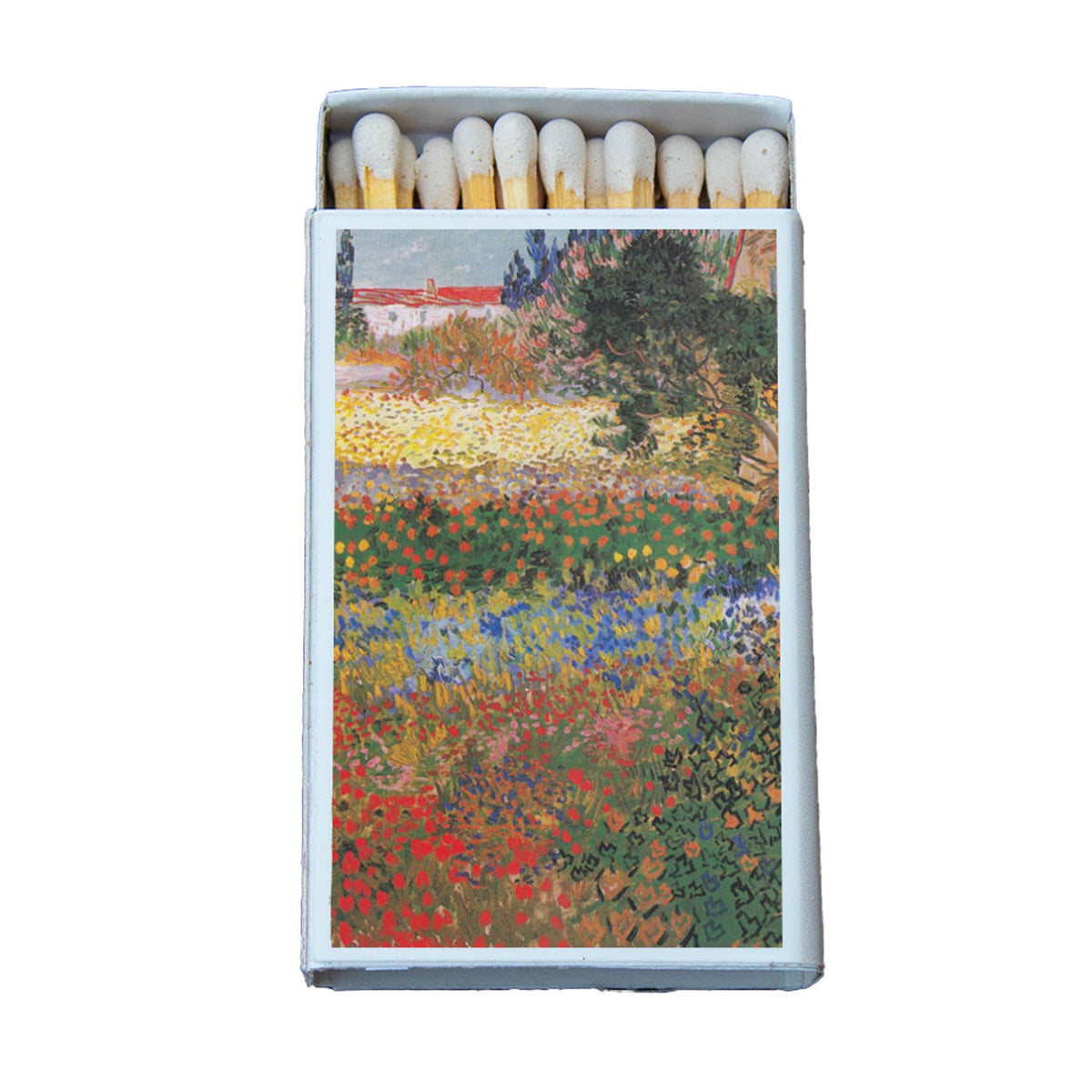 Van Gogh Floral Matchbook, Vintage Art Matchbook Cover, Flower Garden Decor, Collectible Artwork