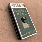 Jack London Matchbook, White Fang Literary Collectible, Vintage Matchbook Cover, Classic Literature Decor