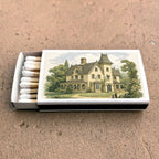 Victorian Home Matchbox | Decorative Matches for Candles & Incense | Vintage Home Decor Accessory