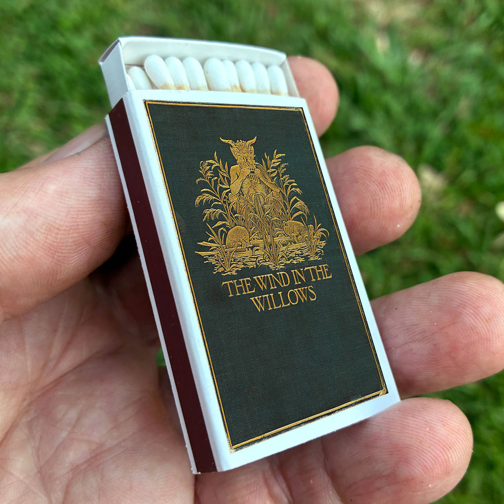Wind in the Willows Matchbook Cover, Classic Children's Literature Collectible, Vintage Literary Ephemera