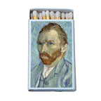 Van Gogh Self-Portrait Matchbox – Famous Art Matches, Museum Lover Gift, Artistic Home Décor