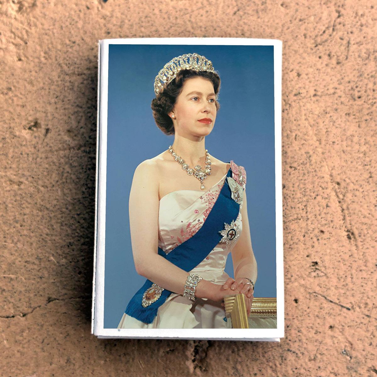 Queen Elizabeth II Matchbook, British Royal Family Collectible, Vintage Matchbook Cover, Royal Memorabilia, Candle & Incense Accessory, Regal Home Decor