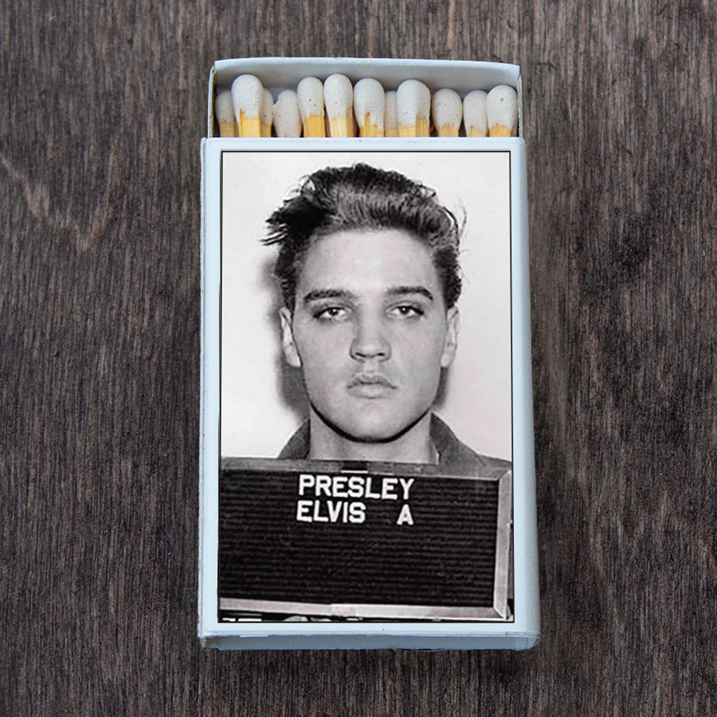 Celebrity Mug Shot Matchbook, Vintage Pop Culture Collectible, Retro Matchbook Cover, Celebrity Memorabilia, Candle Lighting Accessory, Unique Home Decor