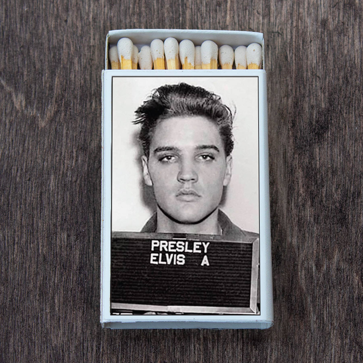 Celebrity Mug Shot Matchbook, Vintage Pop Culture Collectible, Retro Matchbook Cover, Celebrity Memorabilia, Candle Lighting Accessory, Unique Home Decor
