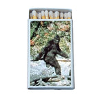 Bigfoot Matchbox – Sasquatch Matches, Cryptid Gift, Rustic Cabin Candle Accessory