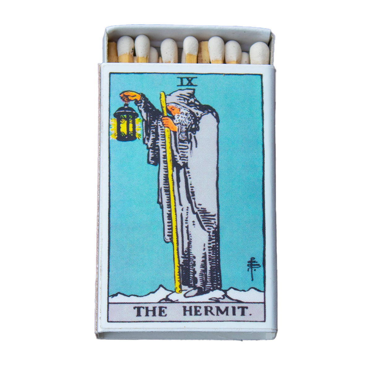 Vintage Tarot Hermit Matchbook, Mystical Occult Home Decor Accessory