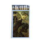 Mucha Morning Star Matchbox | Alphonse Mucha Art Matches | Decorative Matches for Candles & Incense | Art Nouveau Home Decor Gift