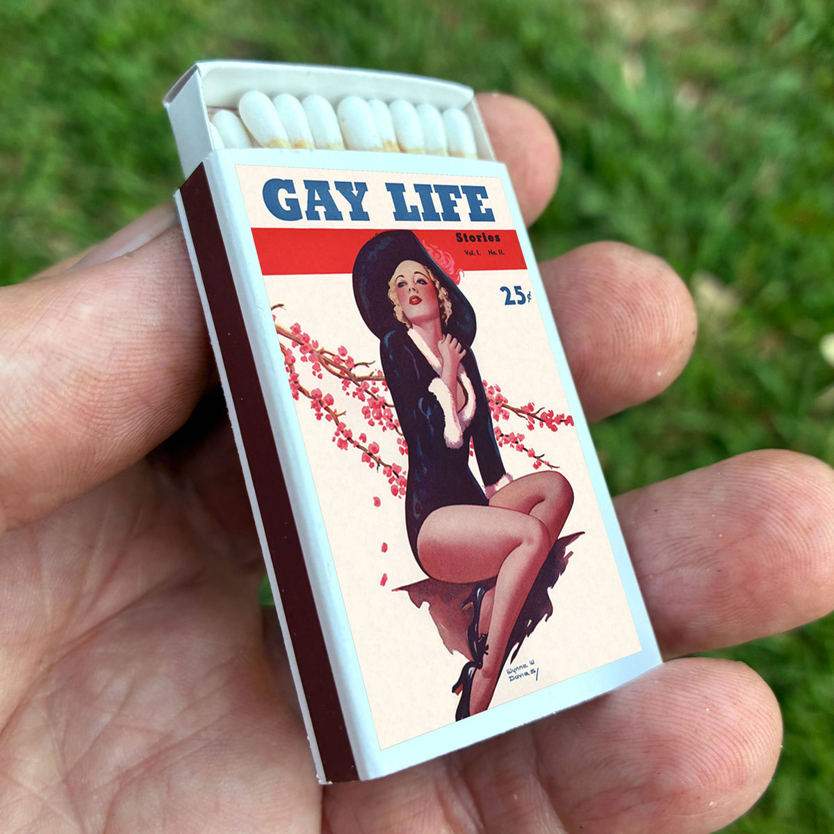 Vintage Gay Life Magazine Matchbook, Retro LGBTQ Collectible, Pride Memorabilia