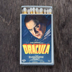 Classic Horror Dracula Matchbook, Vintage Movie Poster Art, Retro Film Decor, Candle Lover Gift