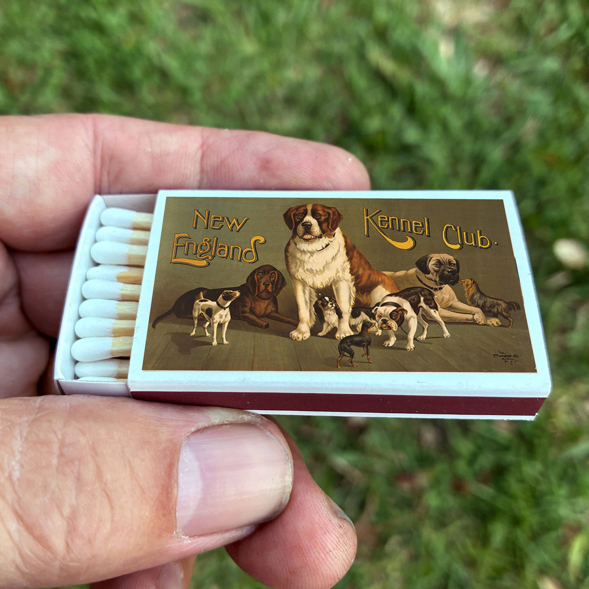 Vintage New England Kennel Club Matchbook, Dog Lover Collectible, Home Decor Accessory