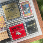 Vintage Las Vegas Matchbook Shadow Box, Don Quixote Literary Wall Art, Casino Restaurant Ephemera, 9x7 One-of-a-Kind Decor